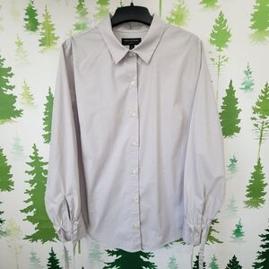 Banana Republic Tailored Fit Tie Sleeve Dress Shirt.